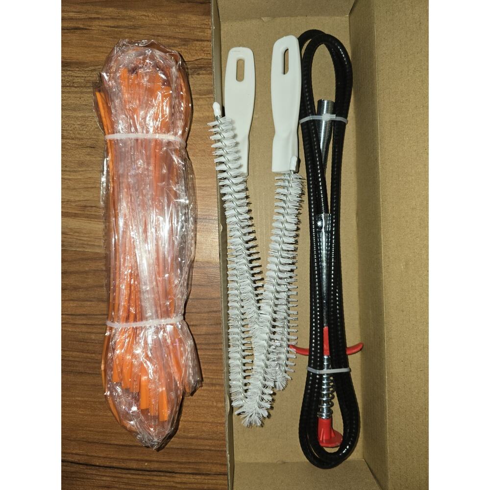 Drain Clog Remover Tool, 60" Stainless Steel Drain Unblocker,40" Snake Remover,